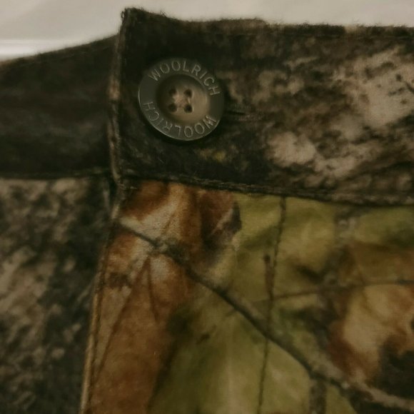WOOLRICH Mossy Oak Break Up Camo Hunting Soft Texture Pants Nylon Lining Sz 2XL - Picture 6 of 12